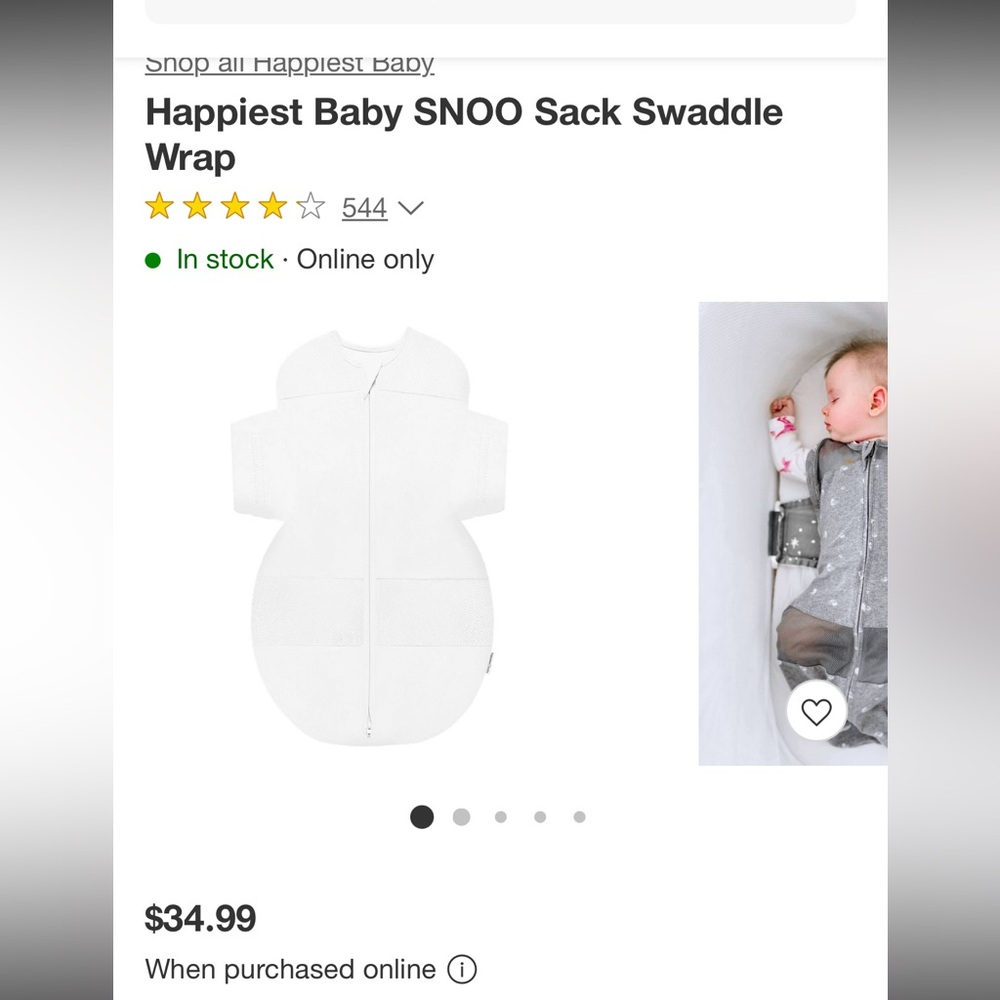 Happiest Baby Snoo Swaddle Size L